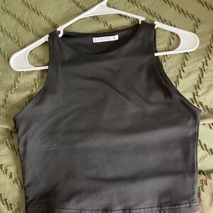 ReoRia Sleek Black Crop Top